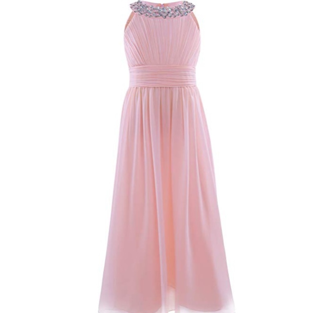 Girls formal gown. Matches David’s Bridal Petal.